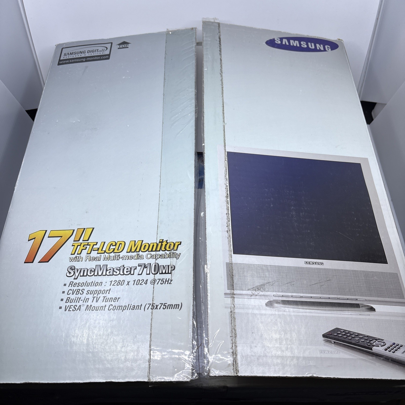 Samsung 710MP LCD 17" Monitor w/ TV Tuner 1280 x 1024 @ 75Hz - New Open Box
