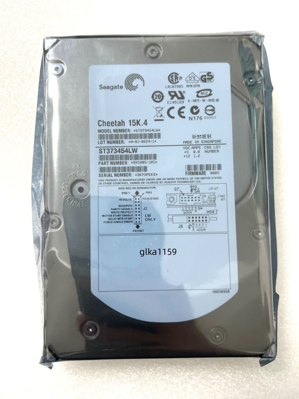 Seagate Cheetah 15K ST373454LW 73Gb 15000RPM SCSI Ultra320 3.5" HDD Hard Drive