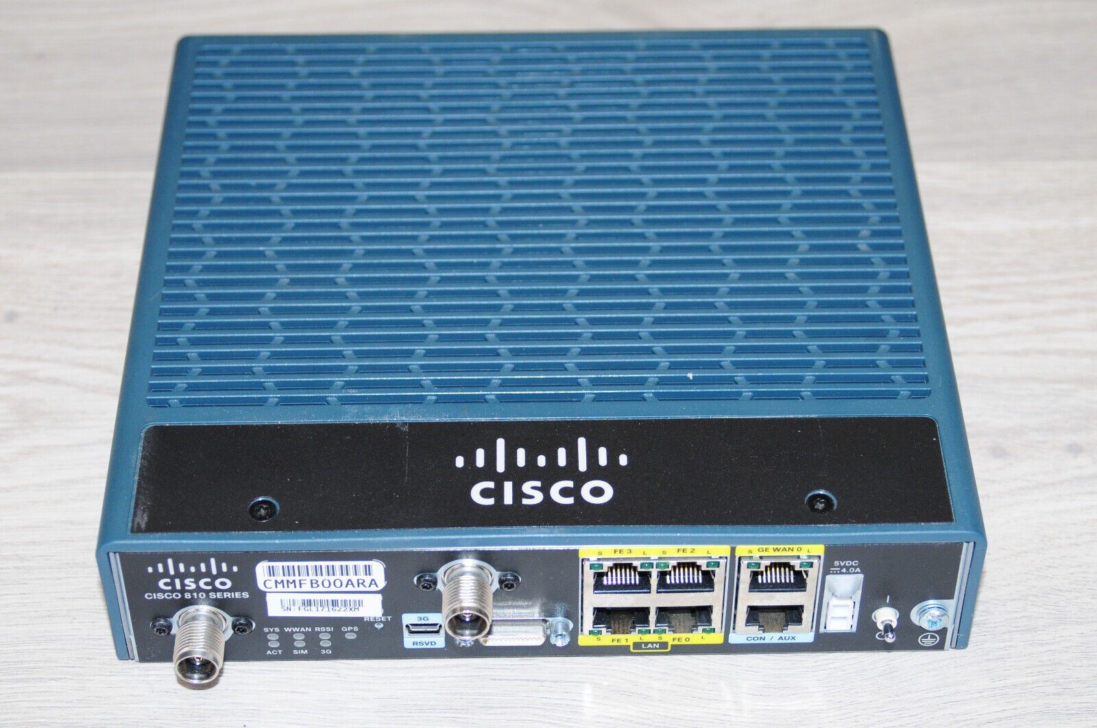 Cisco C819G+7-K9 Secure M2M ISR DC Without Adapter 3G HSPCA+