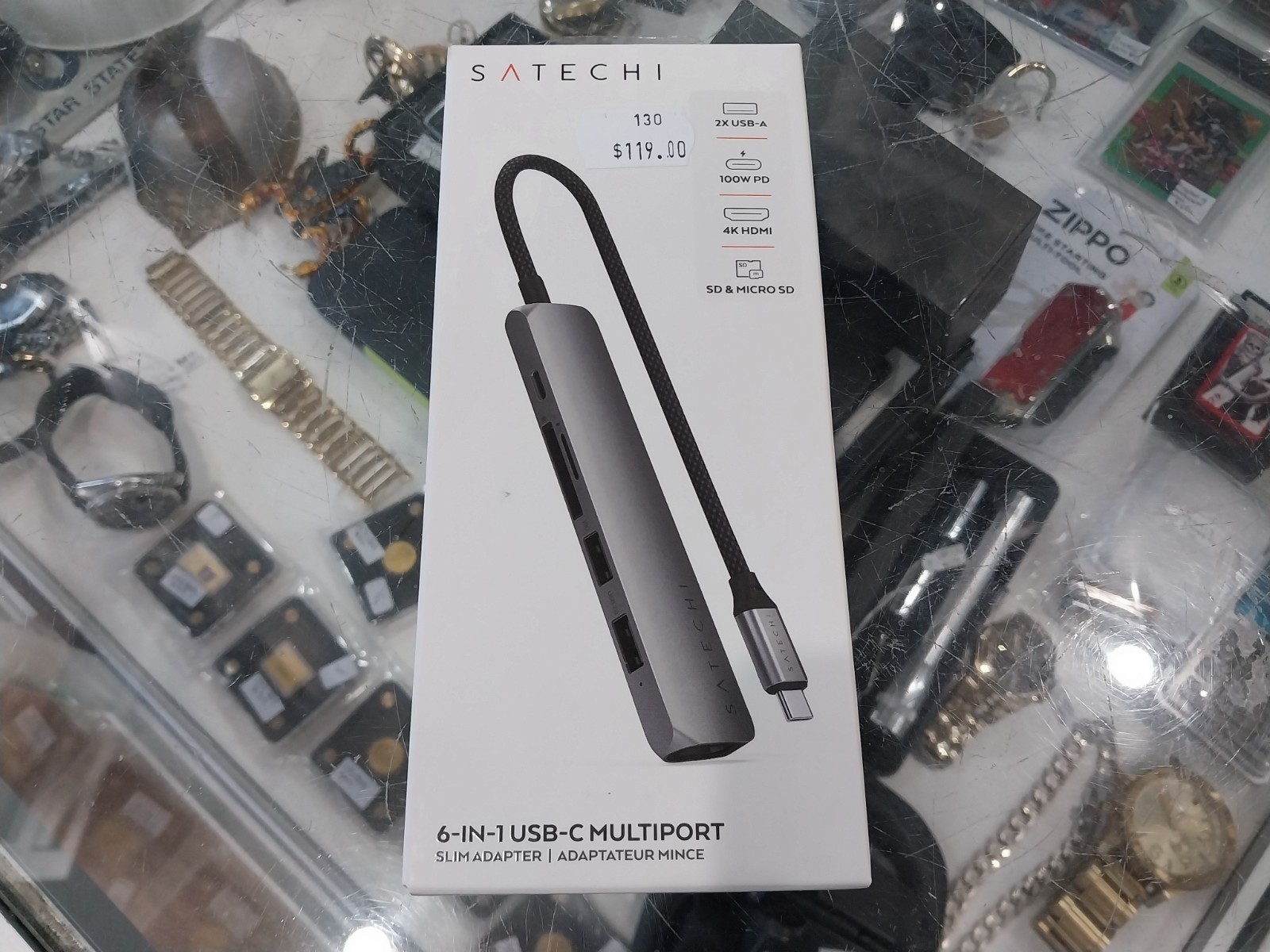 Satechi 6-in-1 USB-C Slim Multiport Adapter (Space Grey) BRAND NEW