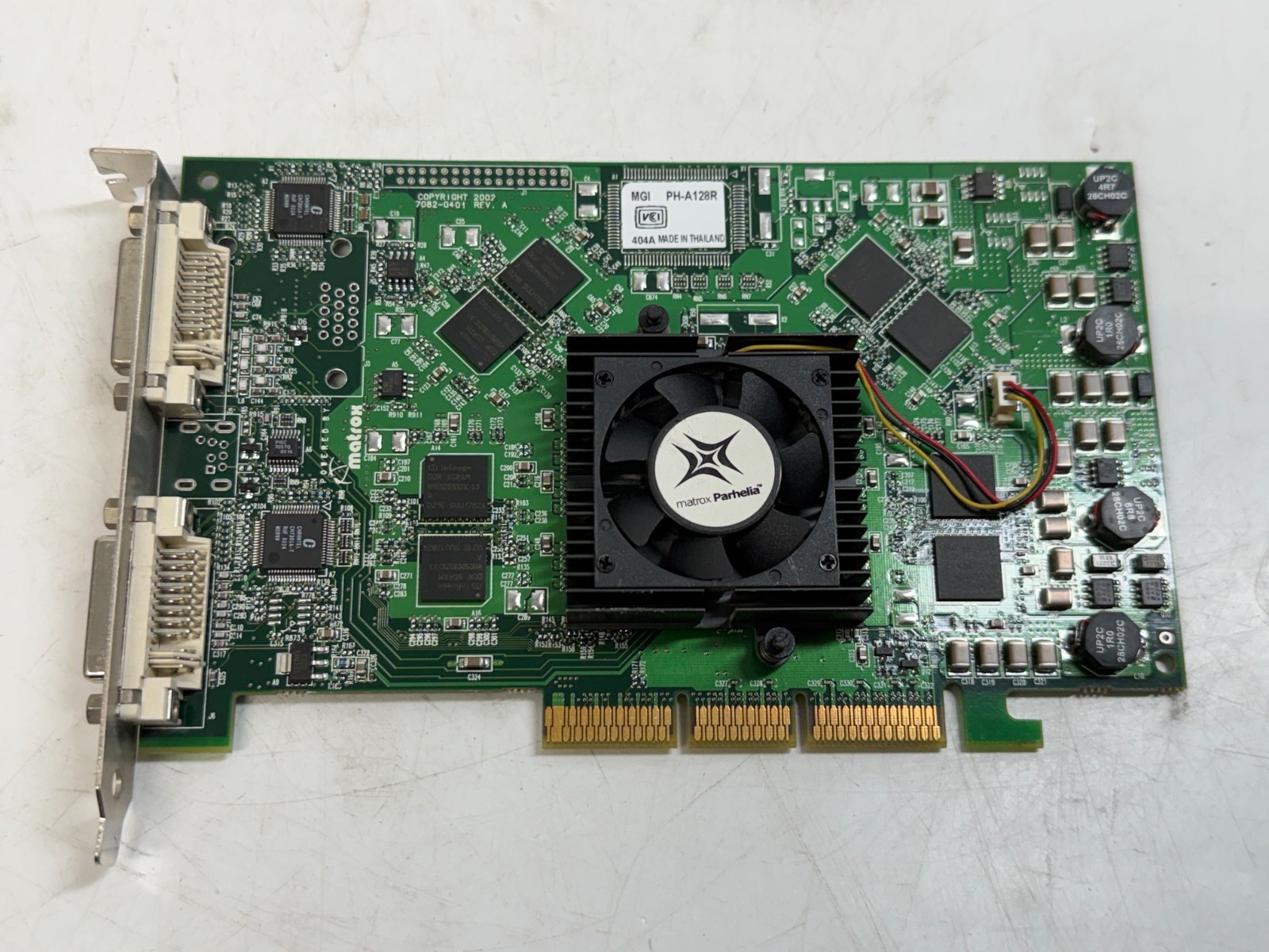 Matrox Parhelia PH-A128R 128 MB AGP video card NO DISPLAY PARTS