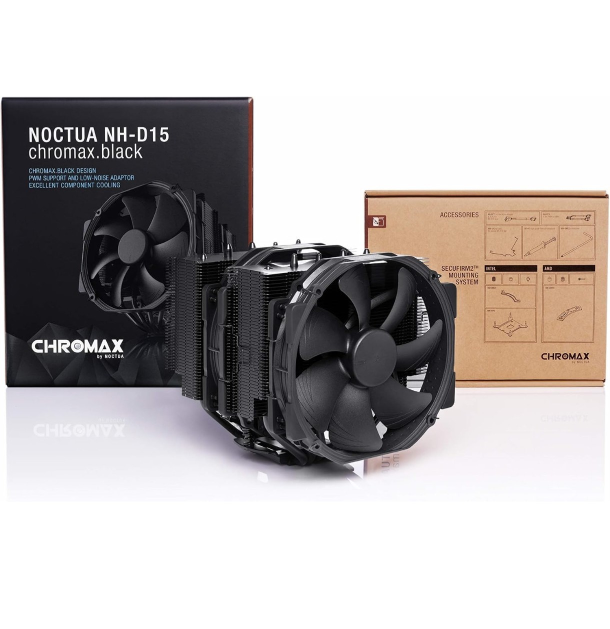 Noctua NH-D15 chromax.Black Dual Tower Cooler
