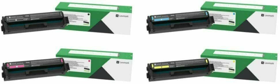 Lexmark C3210C0, C3210K0, C3210M0, C3210Y0 BK/C/M/Y 4-Color Toner Pack