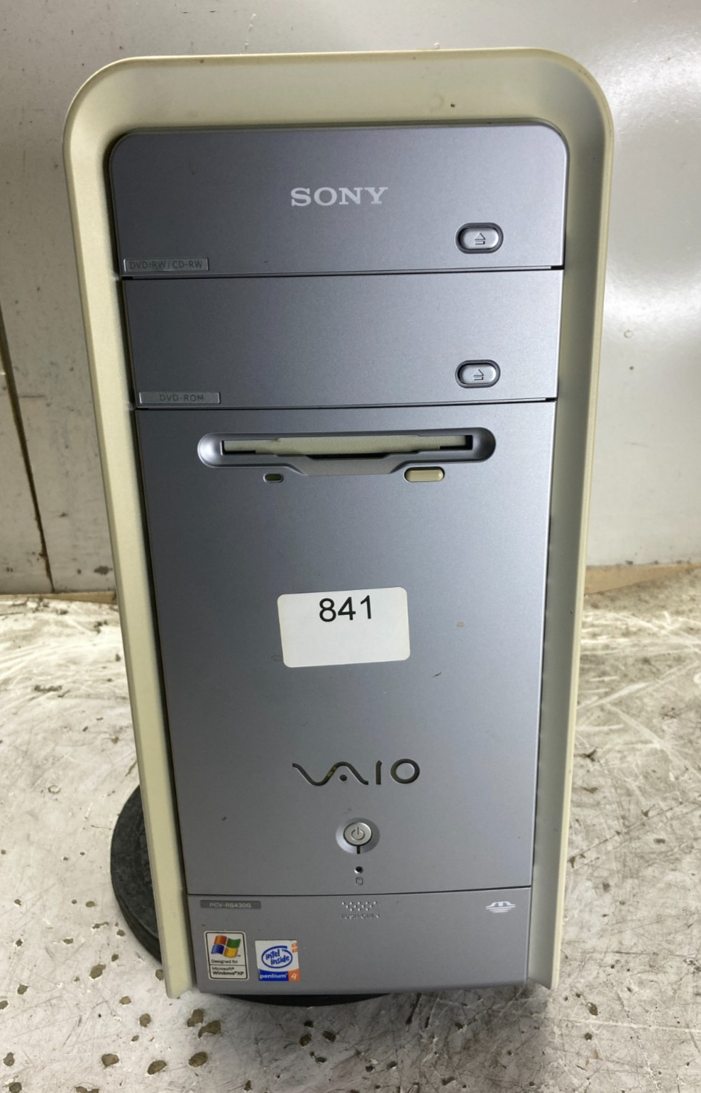 Sony PCV-RS430G Intel Pentium 4 2.80GHz 512MB NO HDD