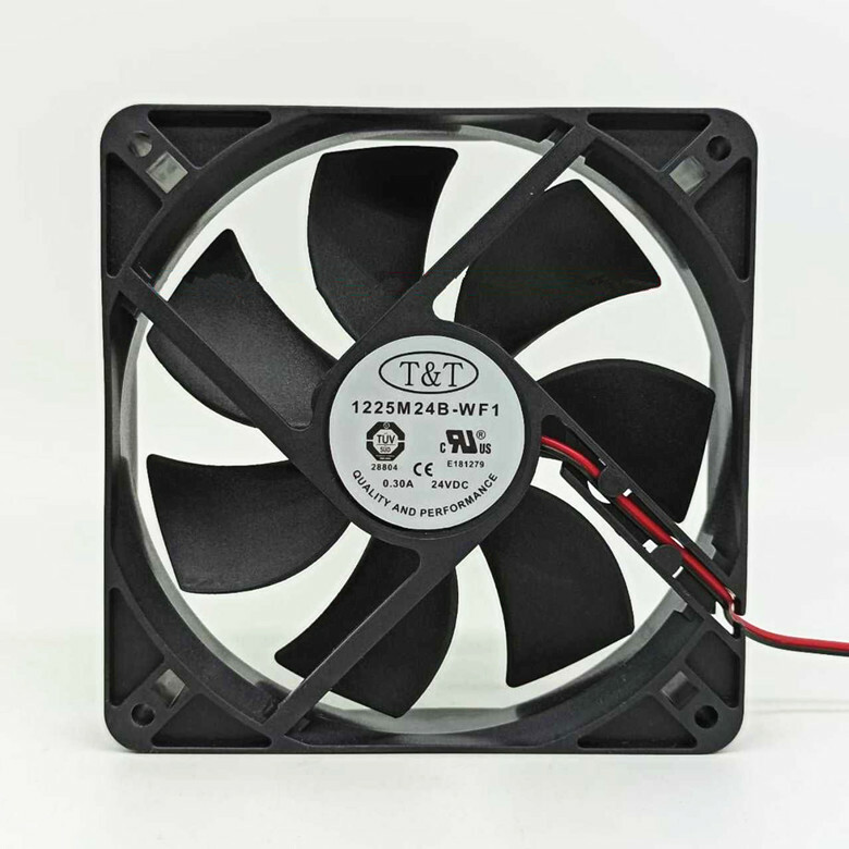 1x 2-pin robot cooling fan1225M24B-WF1 24V 0.30A 12025