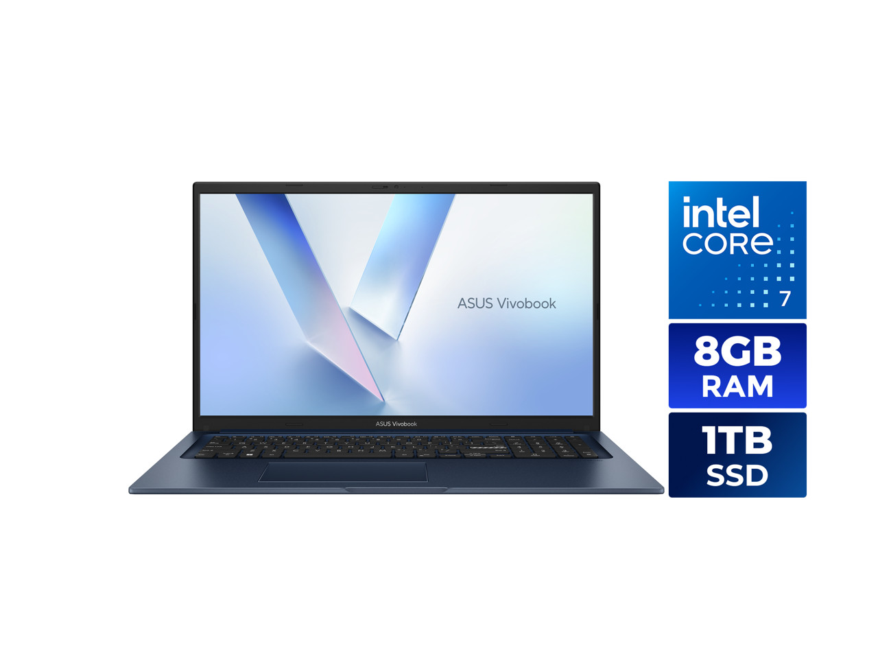 ASUS Vivobook 17 Laptop - 17.3" FHD Display - Intel Core 7 150U - 8GB RAM - 1TB