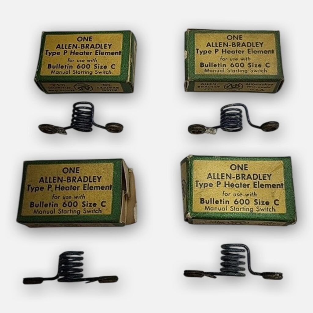 LOT OF 4 NEW ALLEN BRADLEY P25 TYPE P HEATER ELEMENT SIZE C