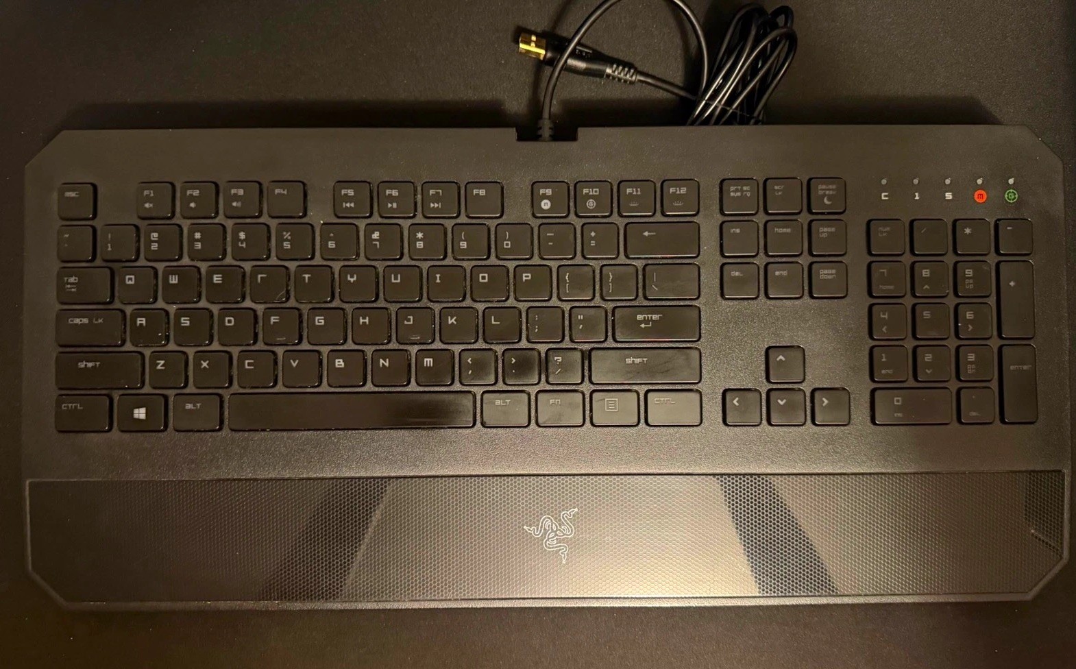 Razer DeathStalker Gaming Keyboard Wired USB Plug & Play Black QWERTY English