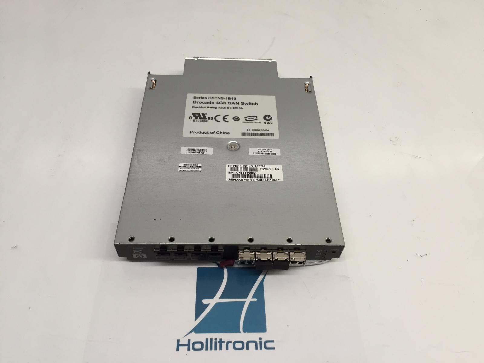 HP Brocade 4Gb SAN Switch Blade AE370A 4x Finisar Trans