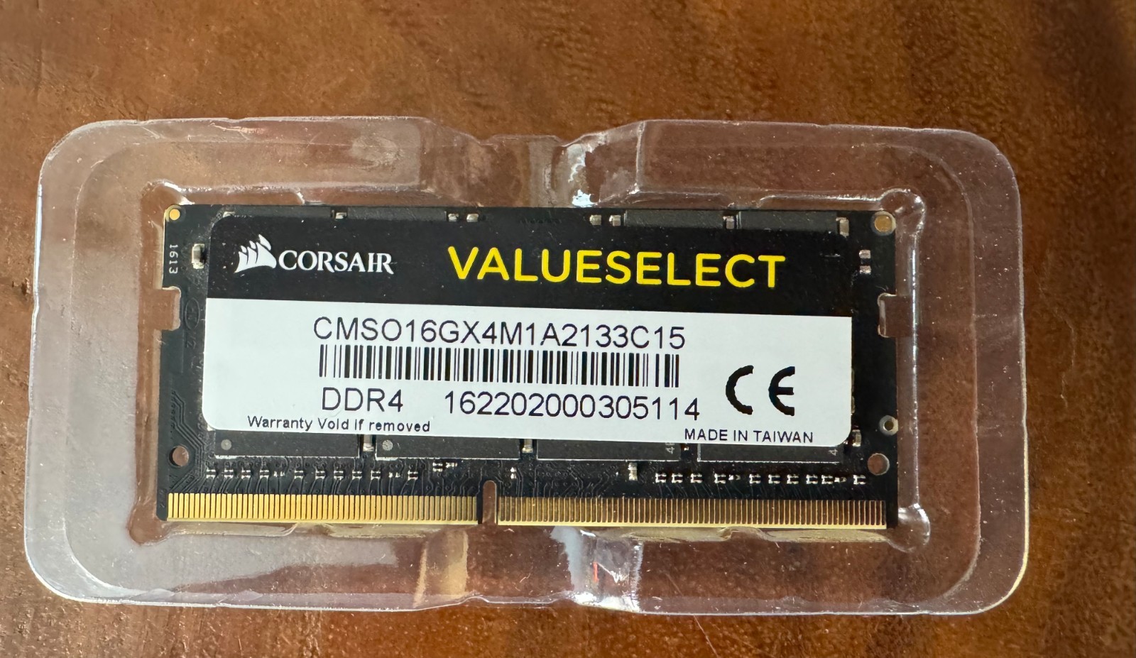 Corsair ValueSelect 16GB DDR4 SODIMM Laptop RAM 2133MHZ C15