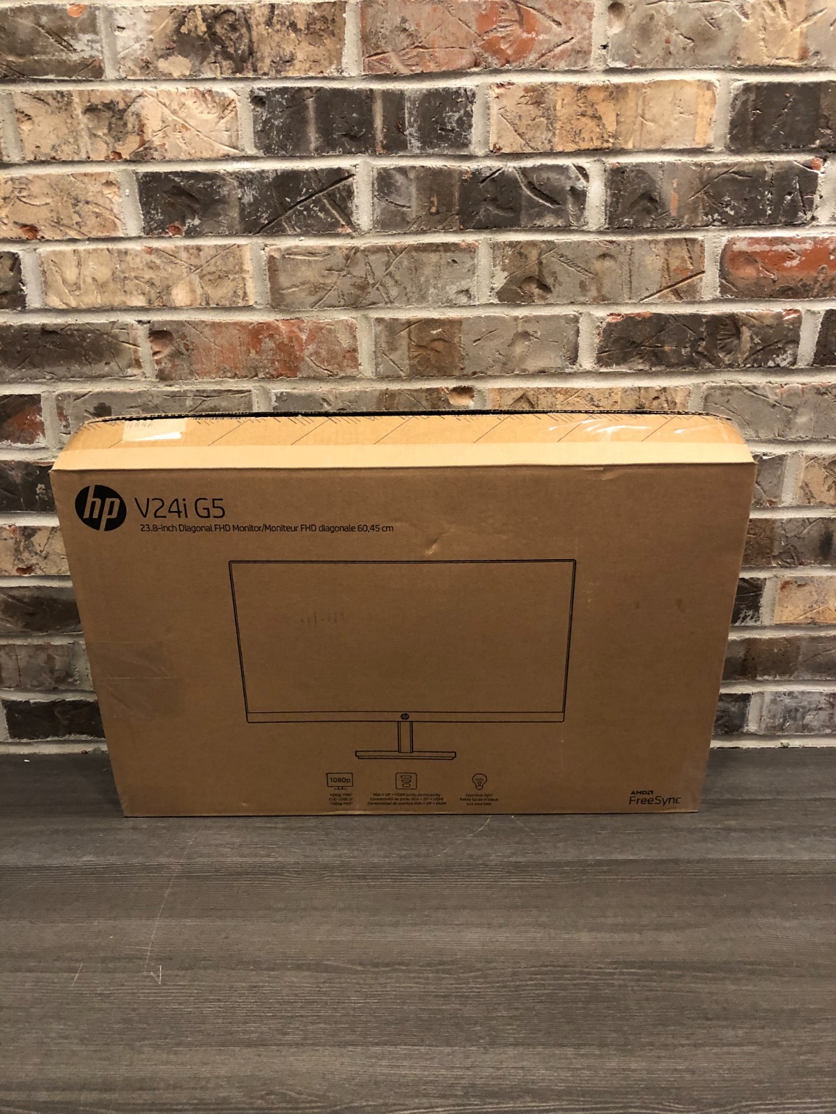 HP V24i G5 24" FHD 1920x1080 IPS Monitor 5ms 75 Hz HDMI VGA Display Port