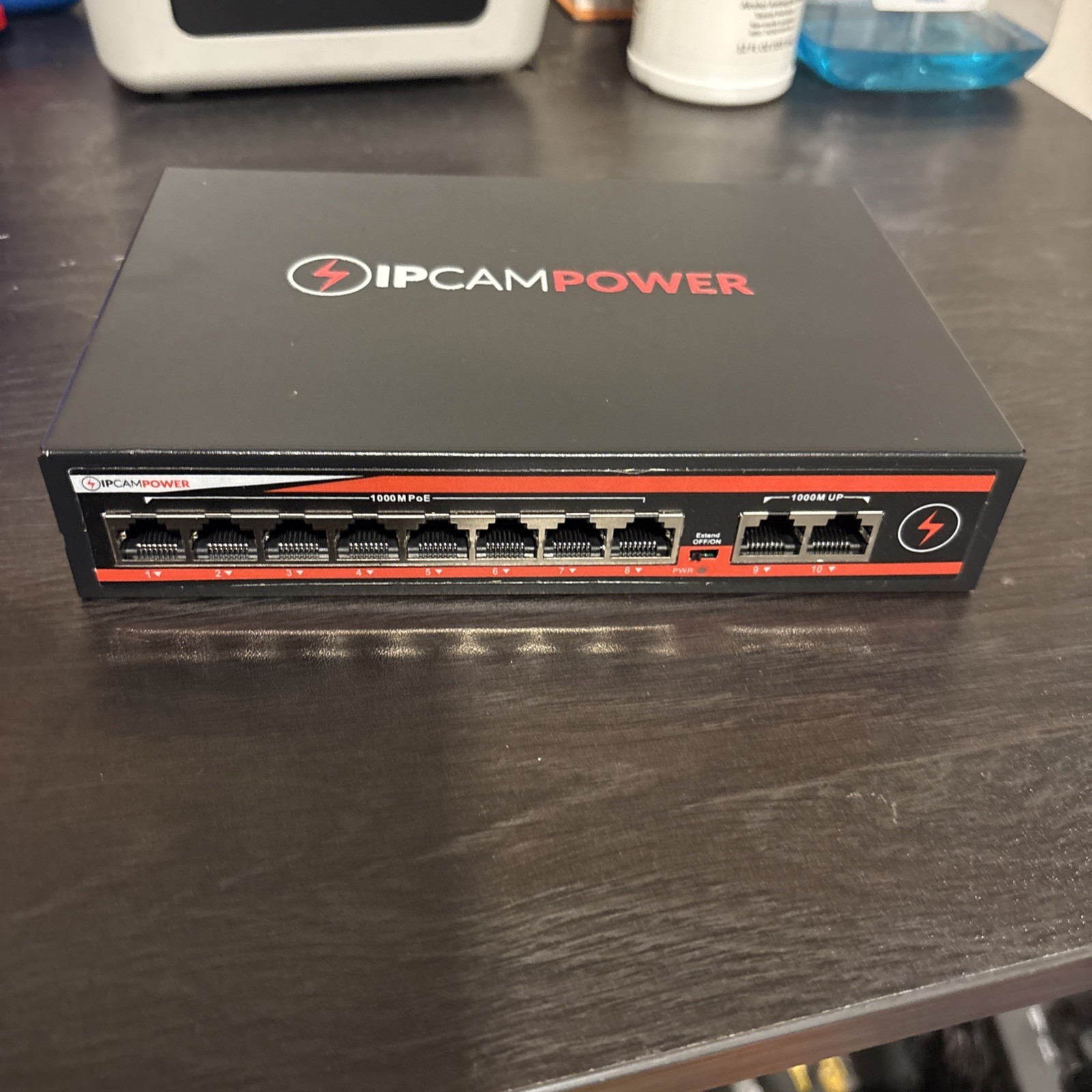 IPCamPower 10 Port Gigabit Unmanaged POE Switch 