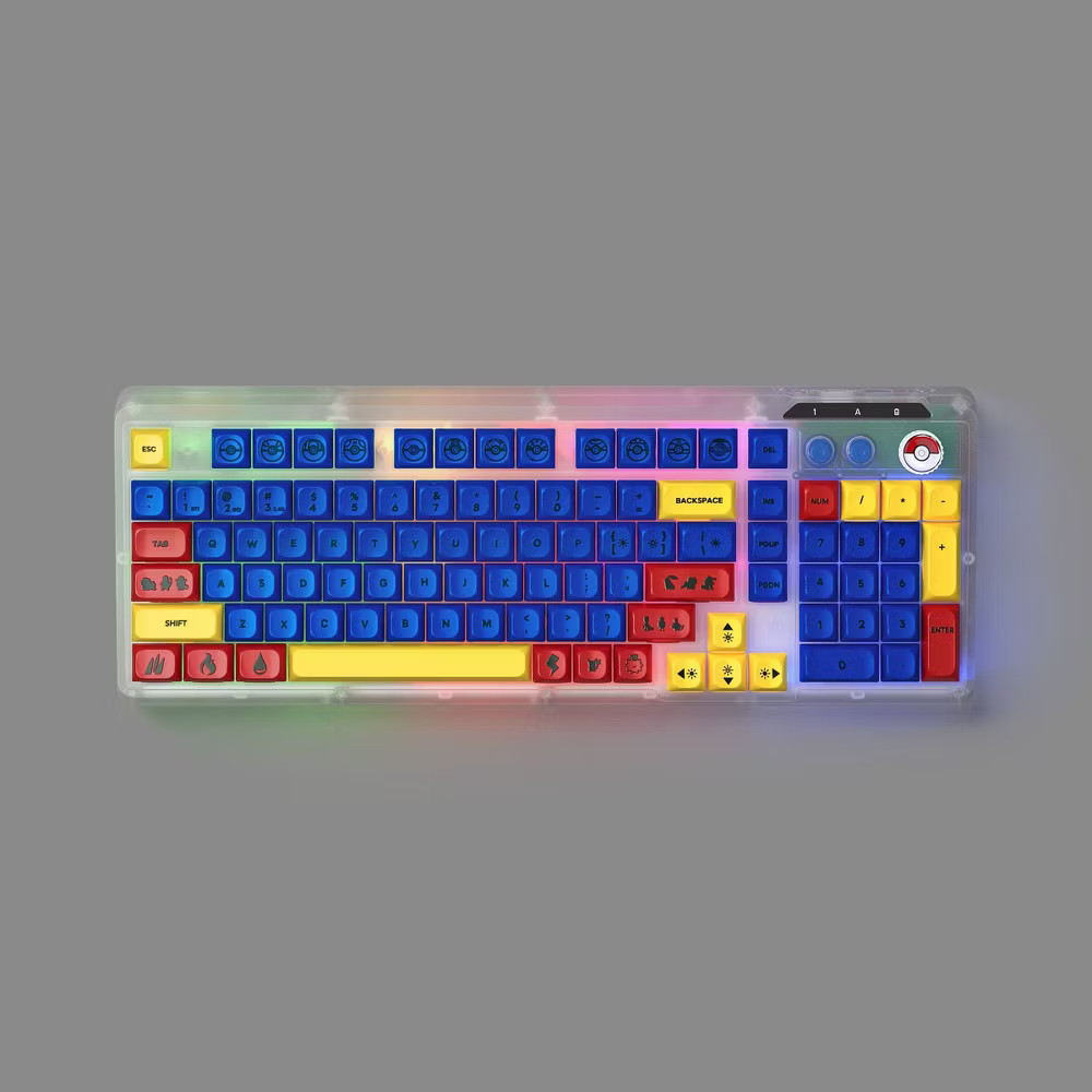 Target x Pokemon Wireless Keyboard & Keycap Replacement Keys (NEW)