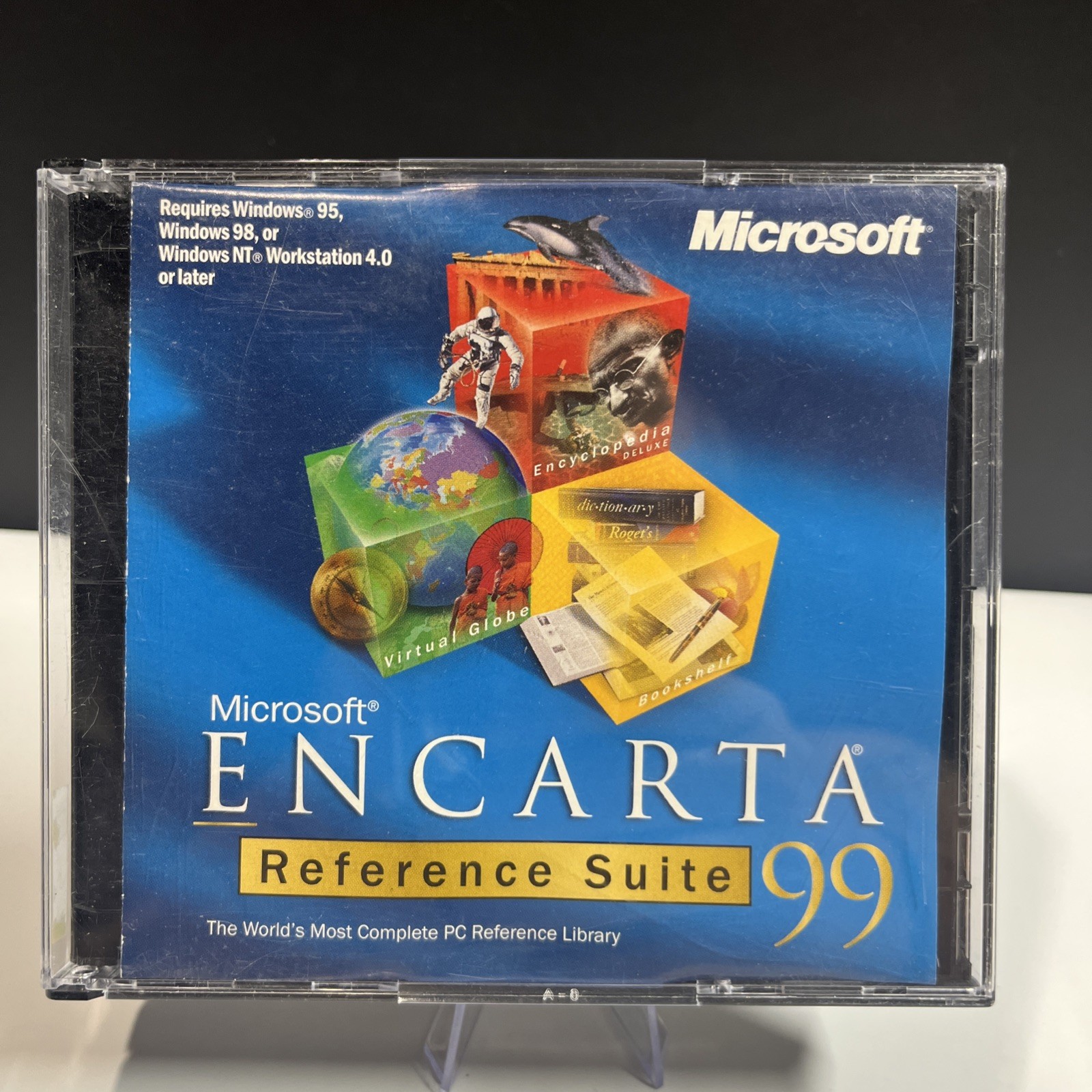 Microsoft ENCARTA '99 Interactive Multimedia Reference Library 2 Disc- PC CD-ROM