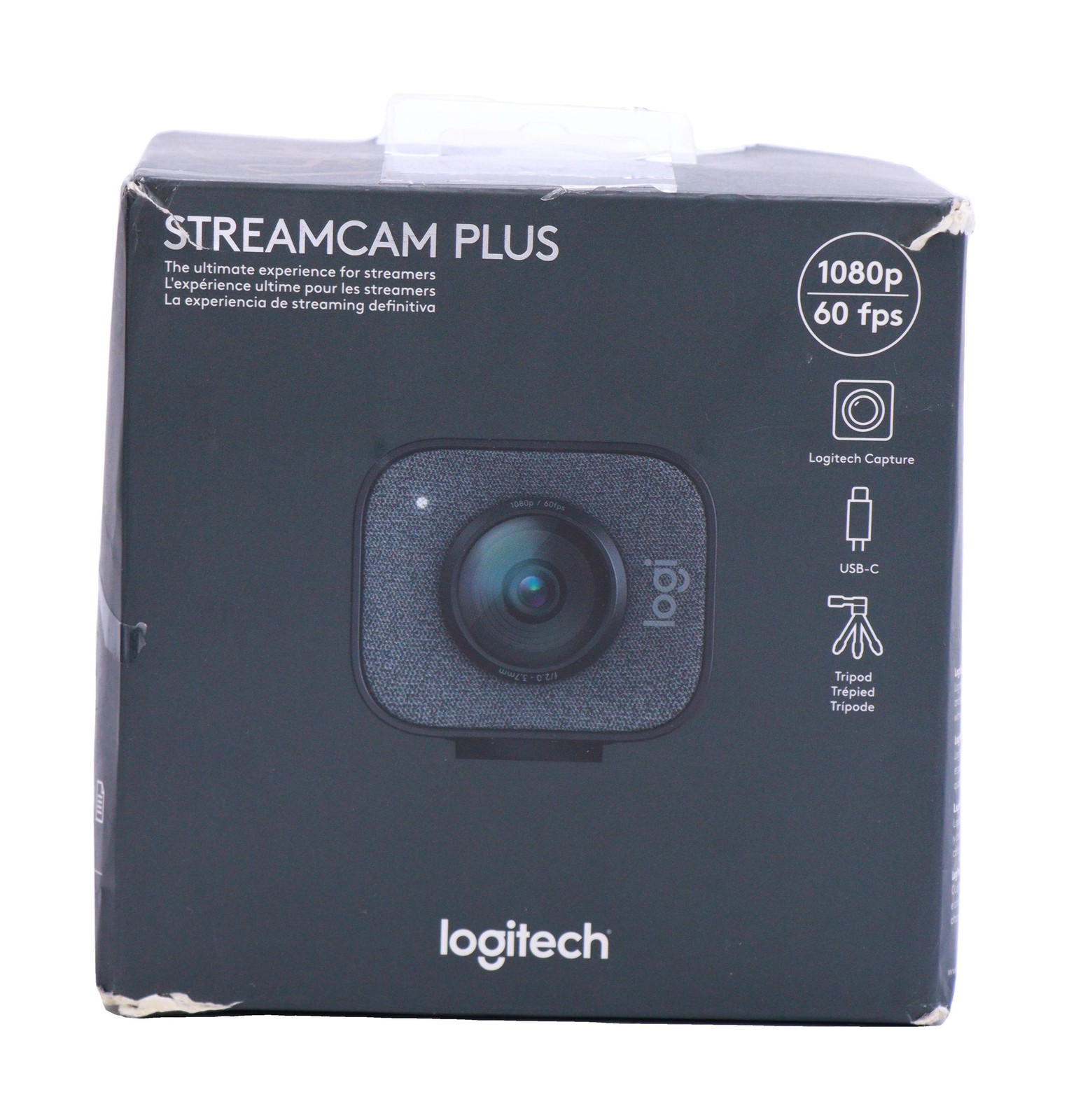 Logitech StreamCam Plus Webcam Graphite 1080p