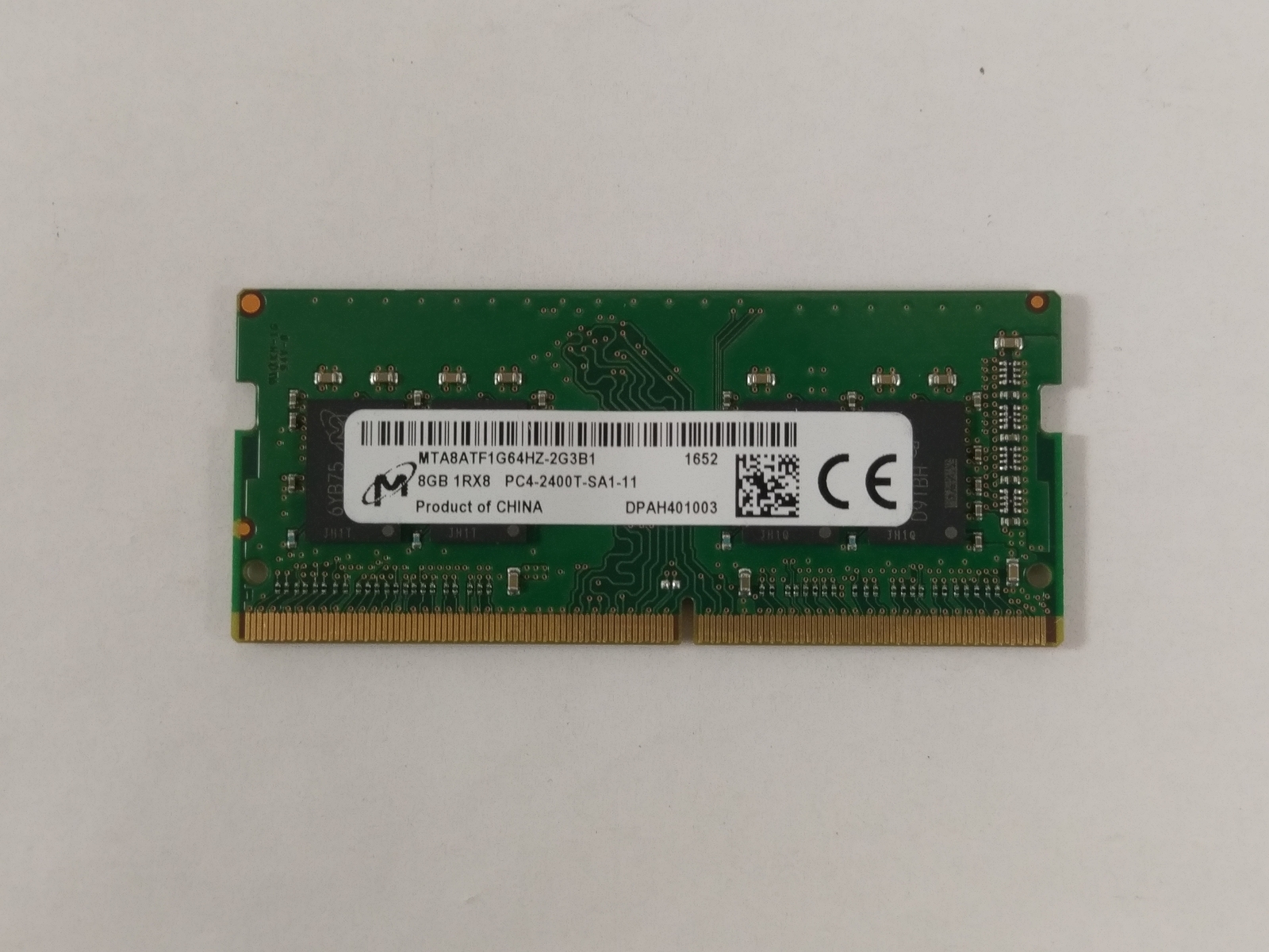 SAMSUNG MICRON HYNIX 8GB DDR4 PC4-19200 2400mhz 260-Pin LAPTOP Sodimm MEMORY RAM