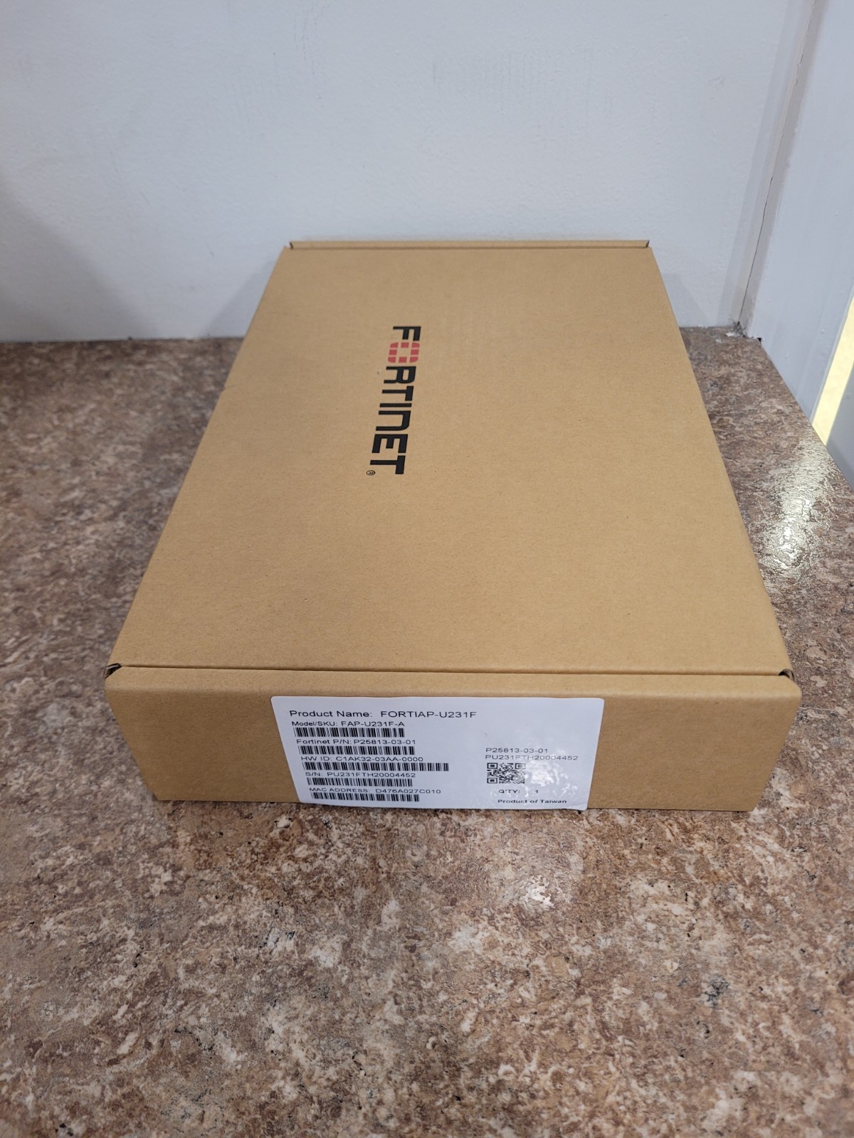 FORTINET FORTIAP AP U231F DUALBAND WI-FI 6 WIRELESS ACCESS POINT P25813-03-01