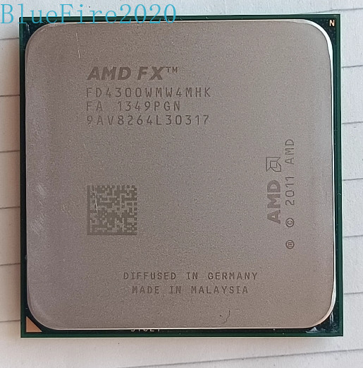 AMD FX-4300 Socket AM3+ CPU Processor 3.8GHz Quad Core 4MB 95W FX-4300