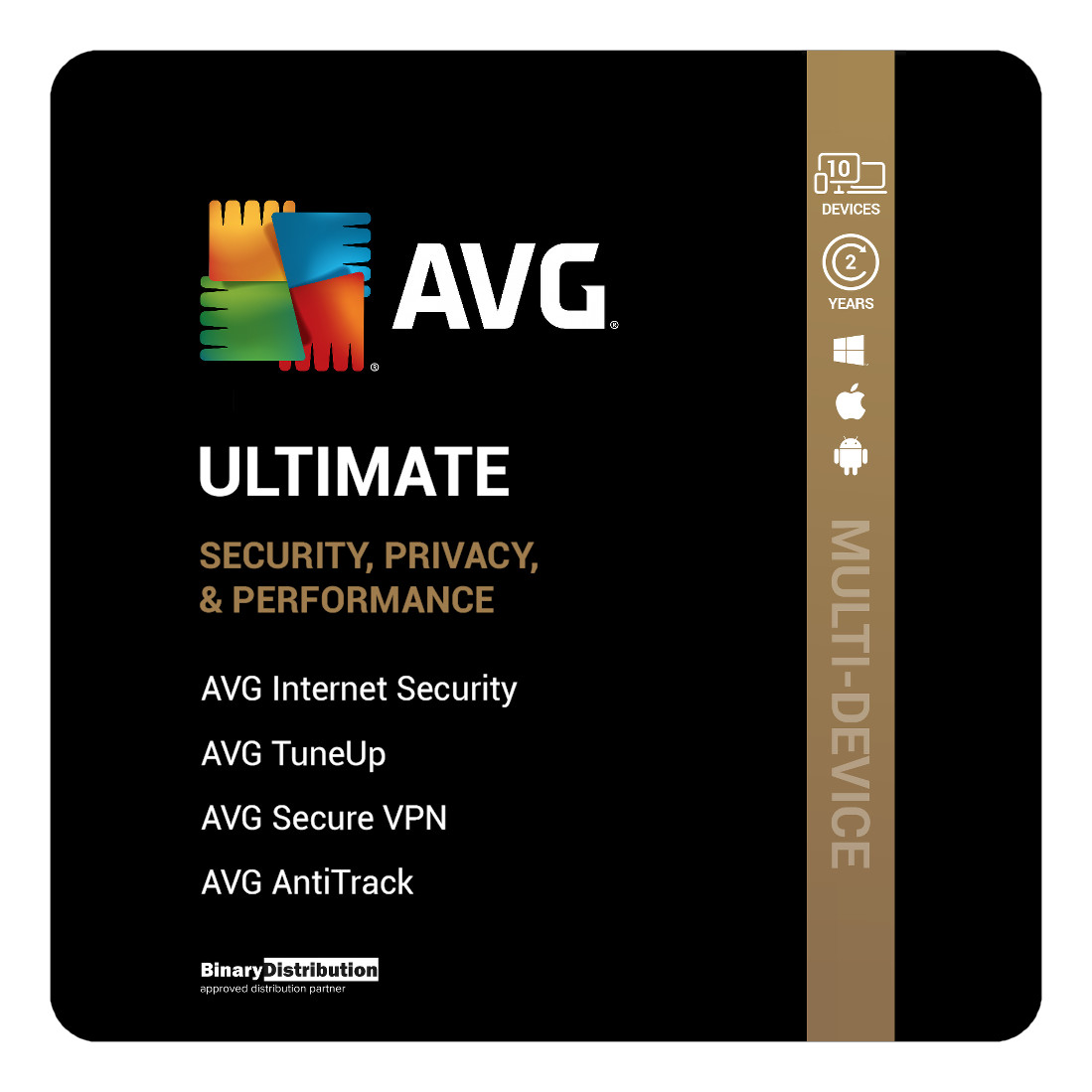 AVG Ultimate 2026 - 10 Devices - 2 Years - VPN, TuneUp & AntiTrack Download]