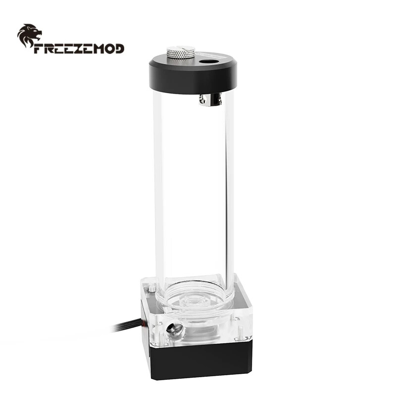 FreezeMod G1/4" Thread 200mm Reservoir with Pump 550L/H for Water Cooling