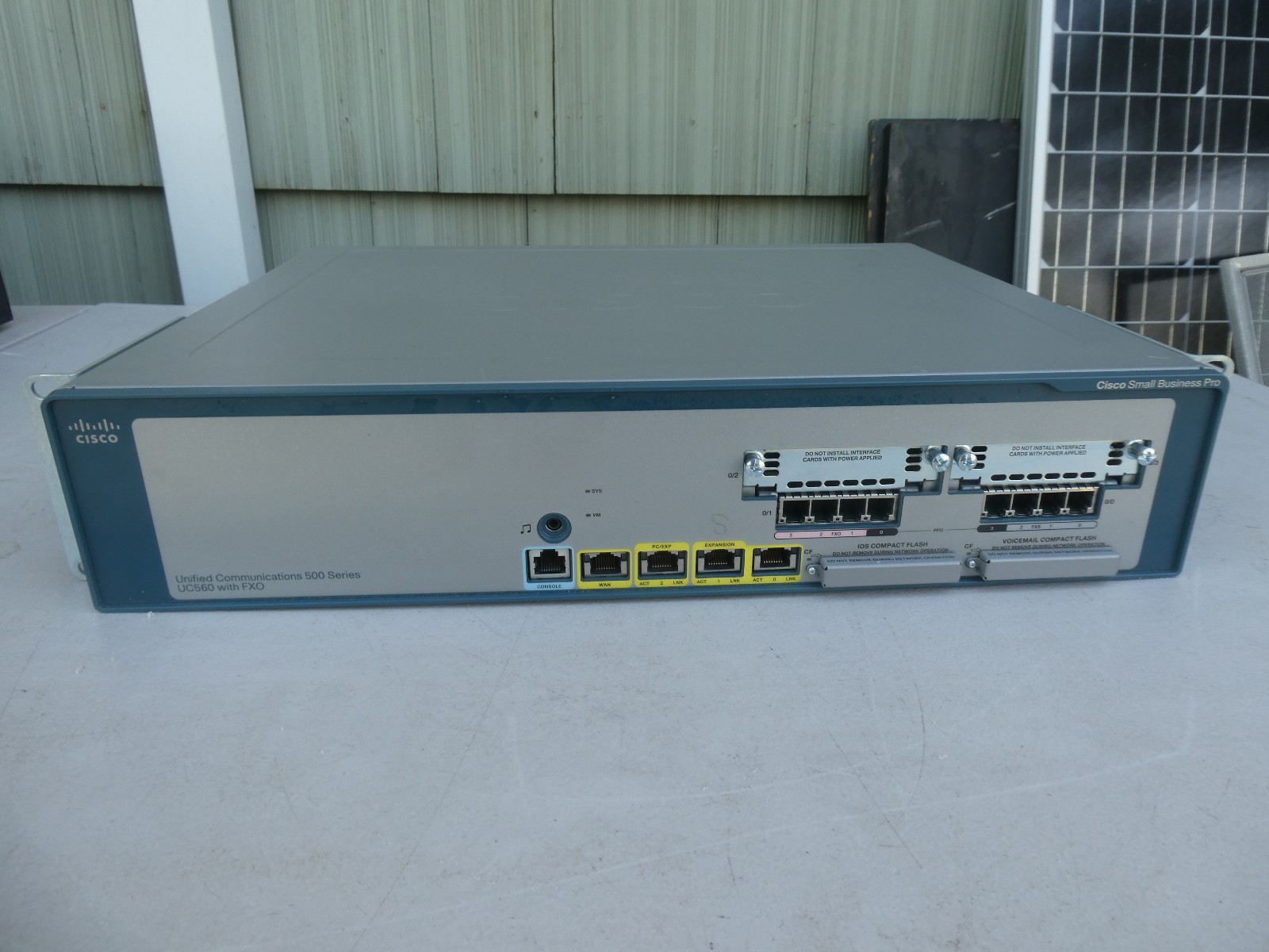 🍀 RARE NEW DEMO Cisco UC560-FXO-K9 V01 Unified Communications Voice System