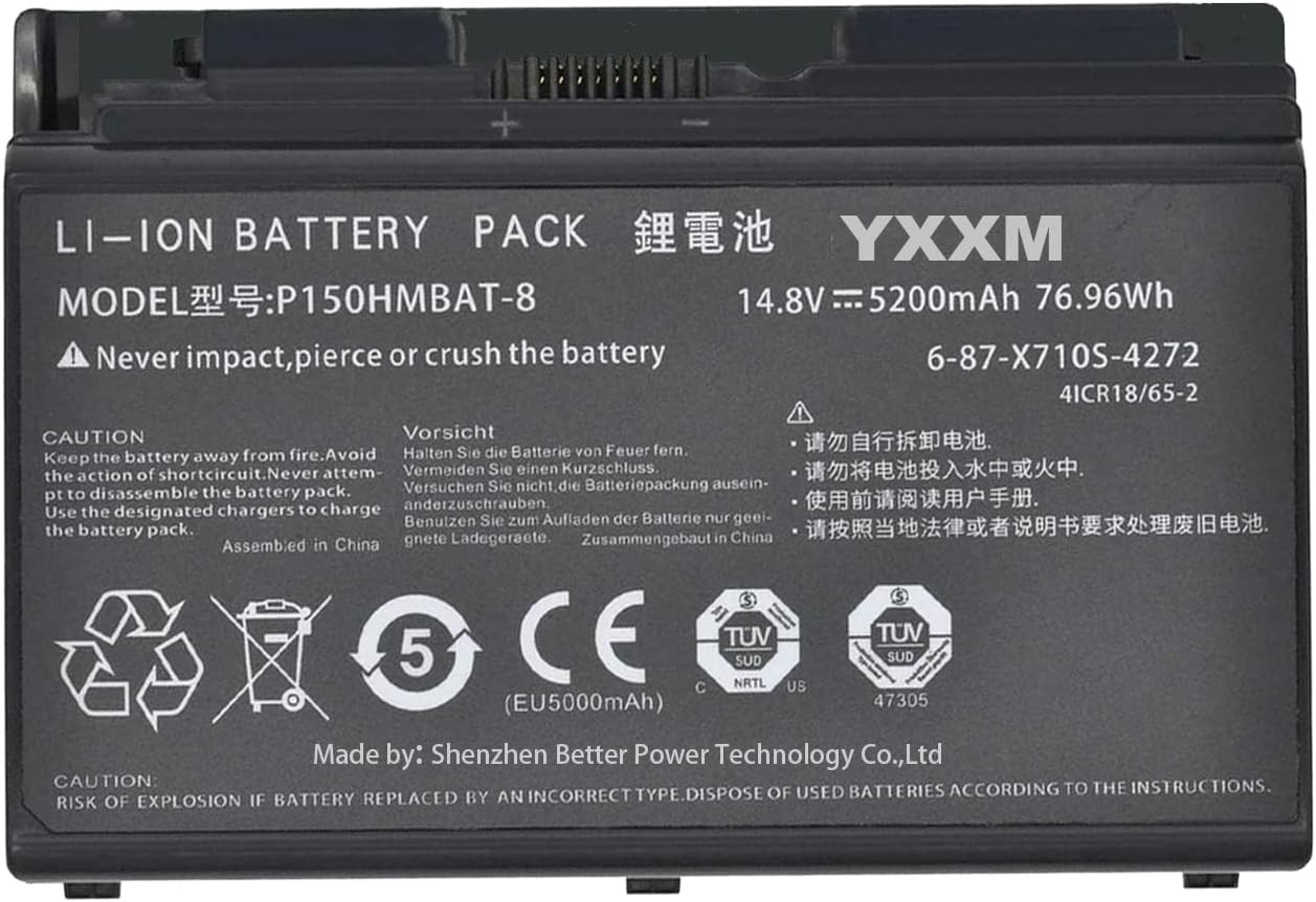 New Laptop Battery X710S for CLEVO 6 87 X710S 4271 6 87 X710S 4272 6 87 X710S