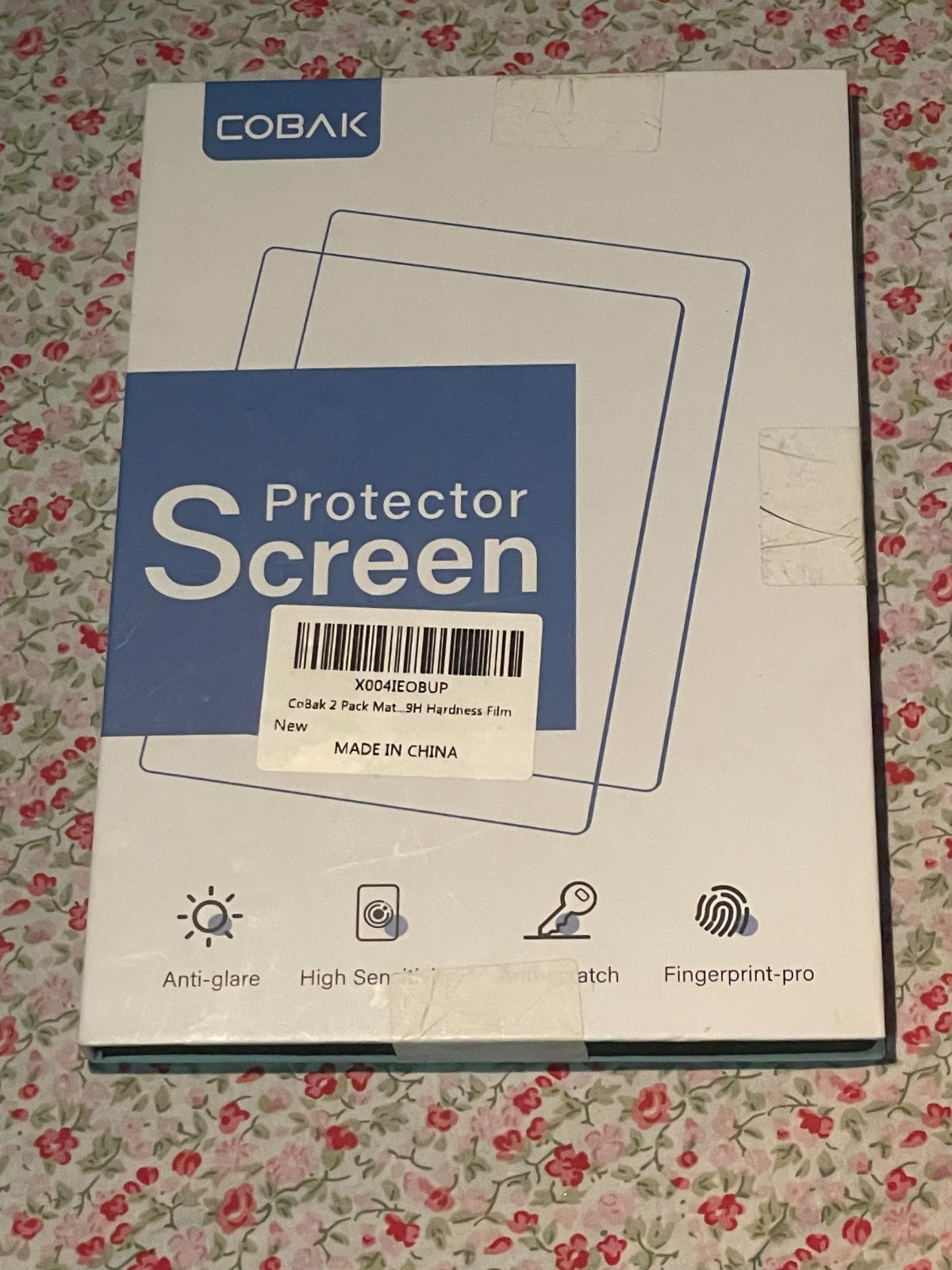 New CoBak 2-Pack Matte Screen Protector 9H Tablet E-Reader Anti-Glare
