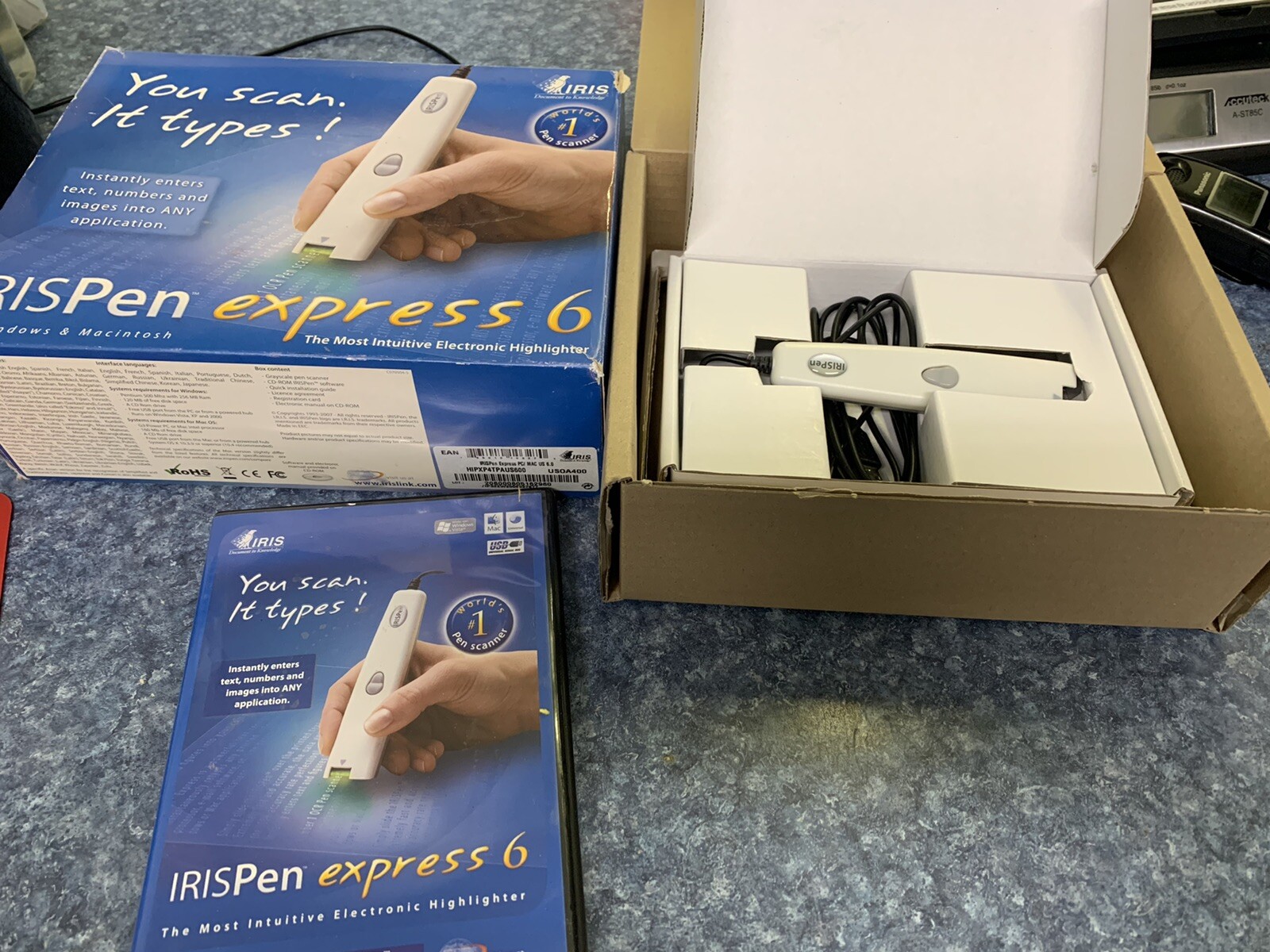 IRIS Pen Express 6 Handheld Scanner PC/Mac US 6.0