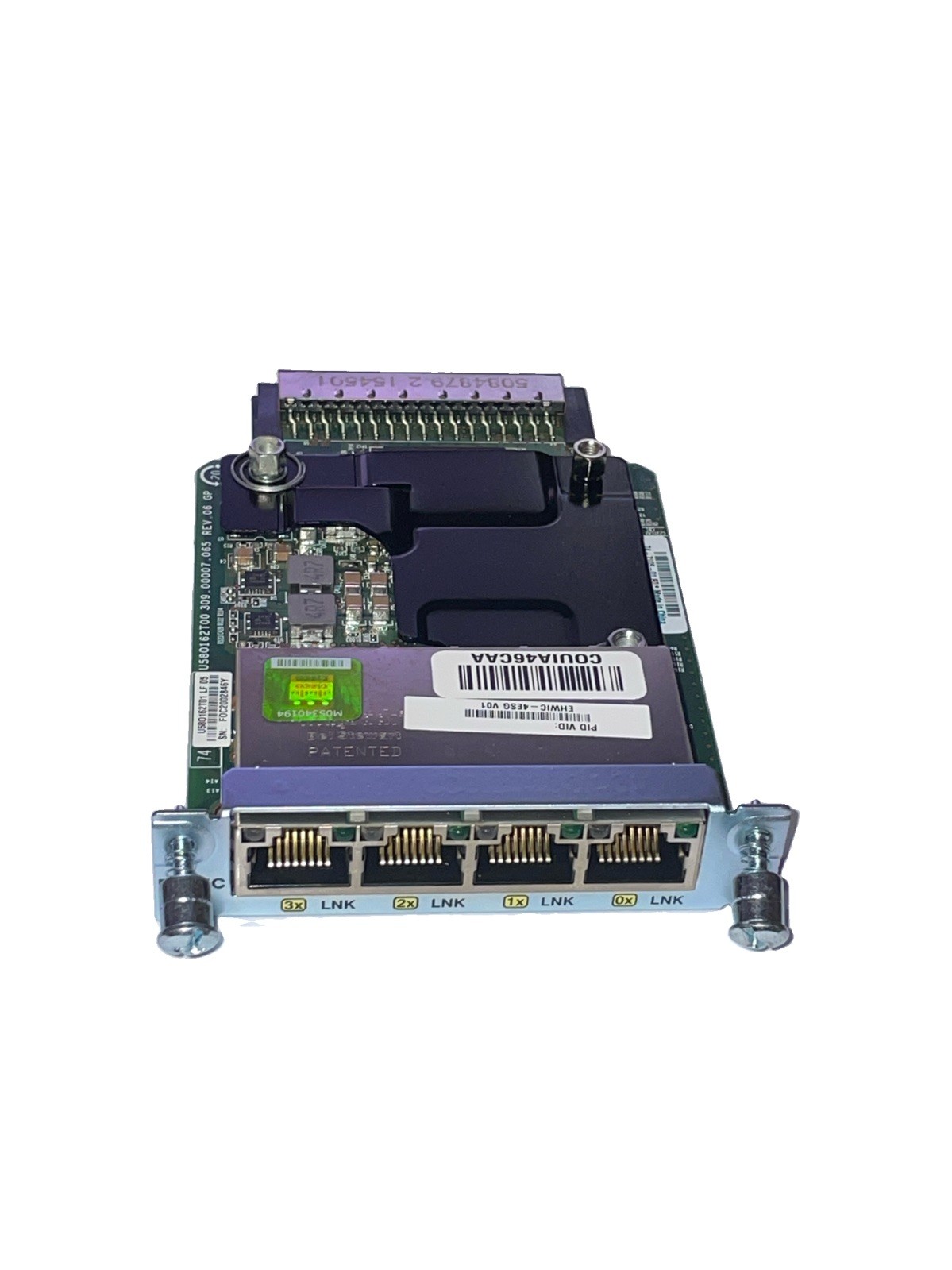 Cisco EHWIC-4ESG 4-Port Gigabit Ethernet Enhanced High-Speed WAN Interface Card