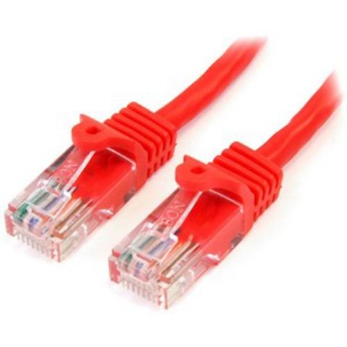 StarTech Cat. 5E UTP Patch Cable - RJ-45 Male - RJ-45 Male - 10ft - Red