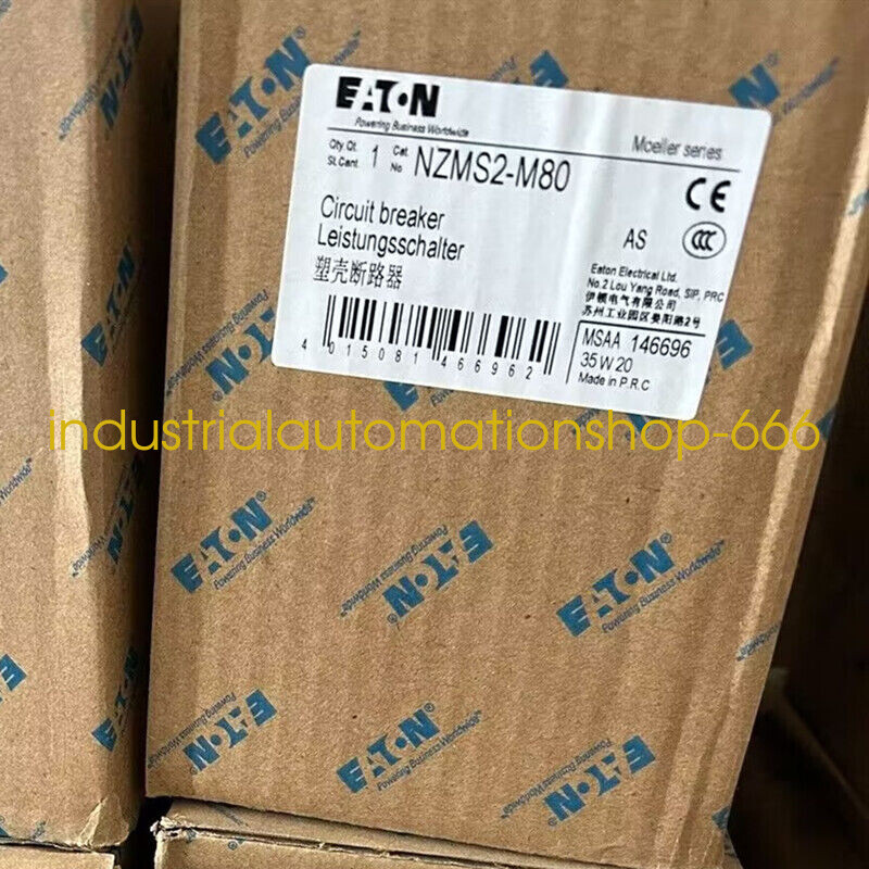 1Pcs New NZMS2-M80 Molded case circuit breaker Via DHL or FedEX