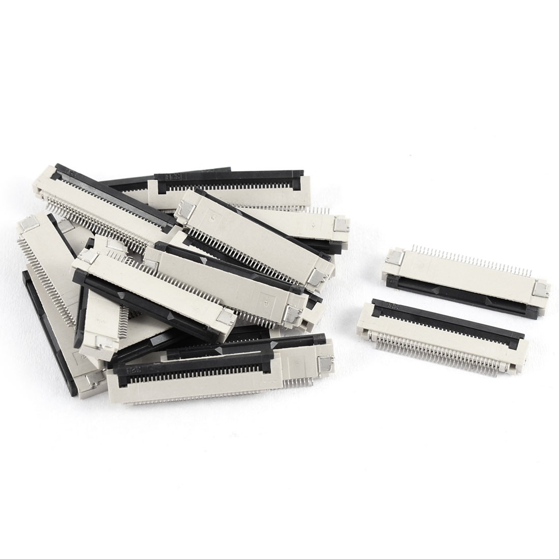 20Pcs Clamshell Type Bottom Port 32Pin 0.5mm Pitch FFC FPC Sockets Connector