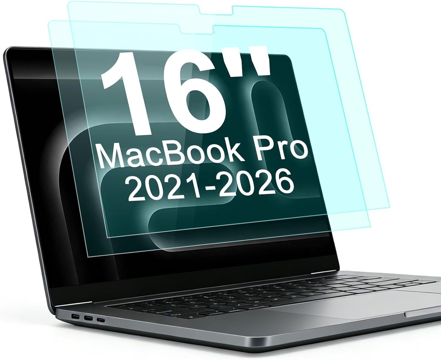 2-Pack Matte Anti-Glare Screen Protector for 16" MacBook Pro (2021-2026)