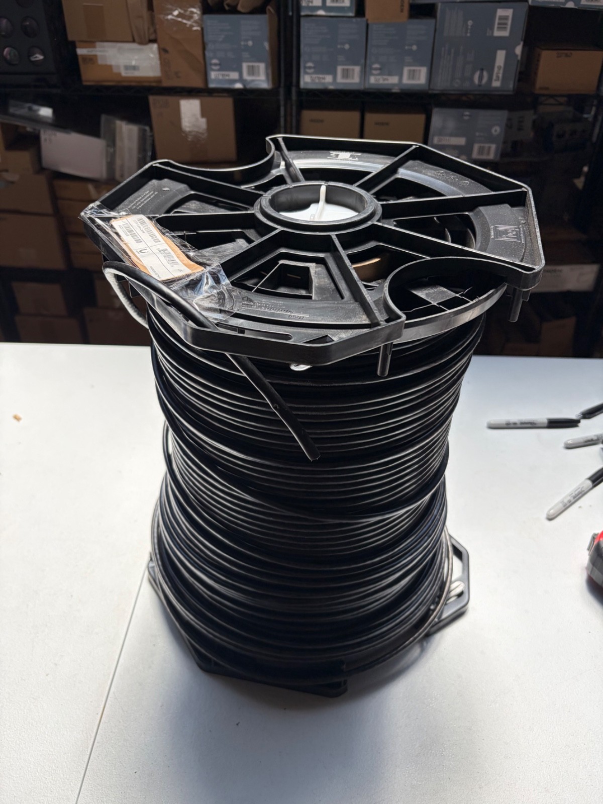 UbiQuiti Networks UISP Cable Carrier Shielded Black 1000 ft Spool