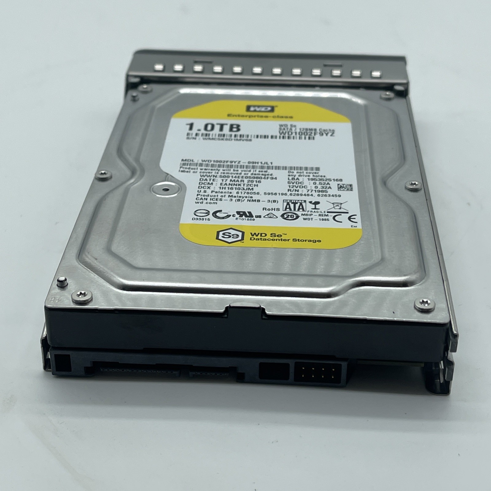 WD SE WD1002F9YZ 1TB 7200RPM 128MB SATA 6.0Gb/s 3.5" Enterprise HDD(1206)