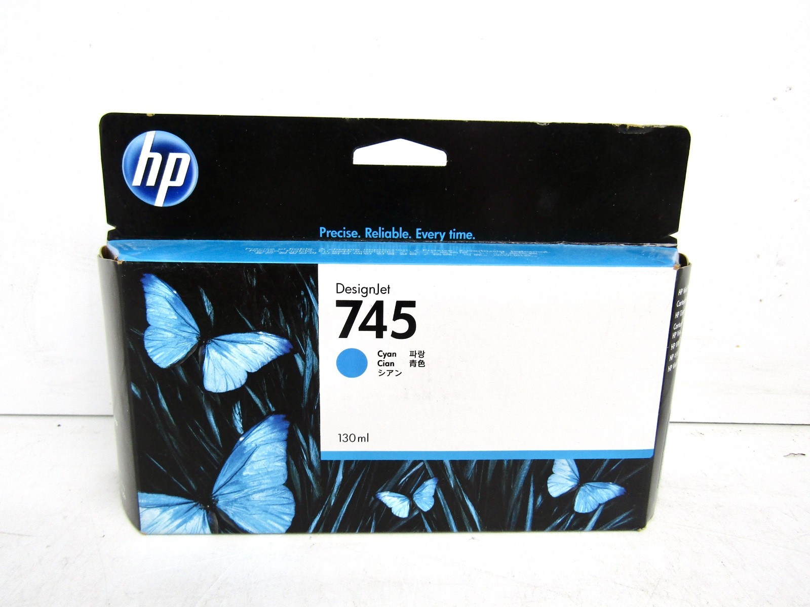 Genuine HP 745 Cyan 130ml Ink Cartridge F9J97A for HP DesignJet (expired)