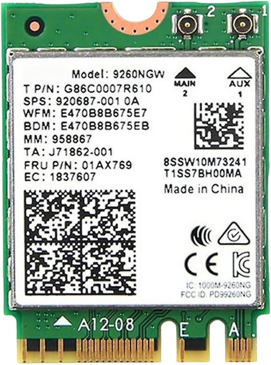 Intel 9260NGW WiFi  Card