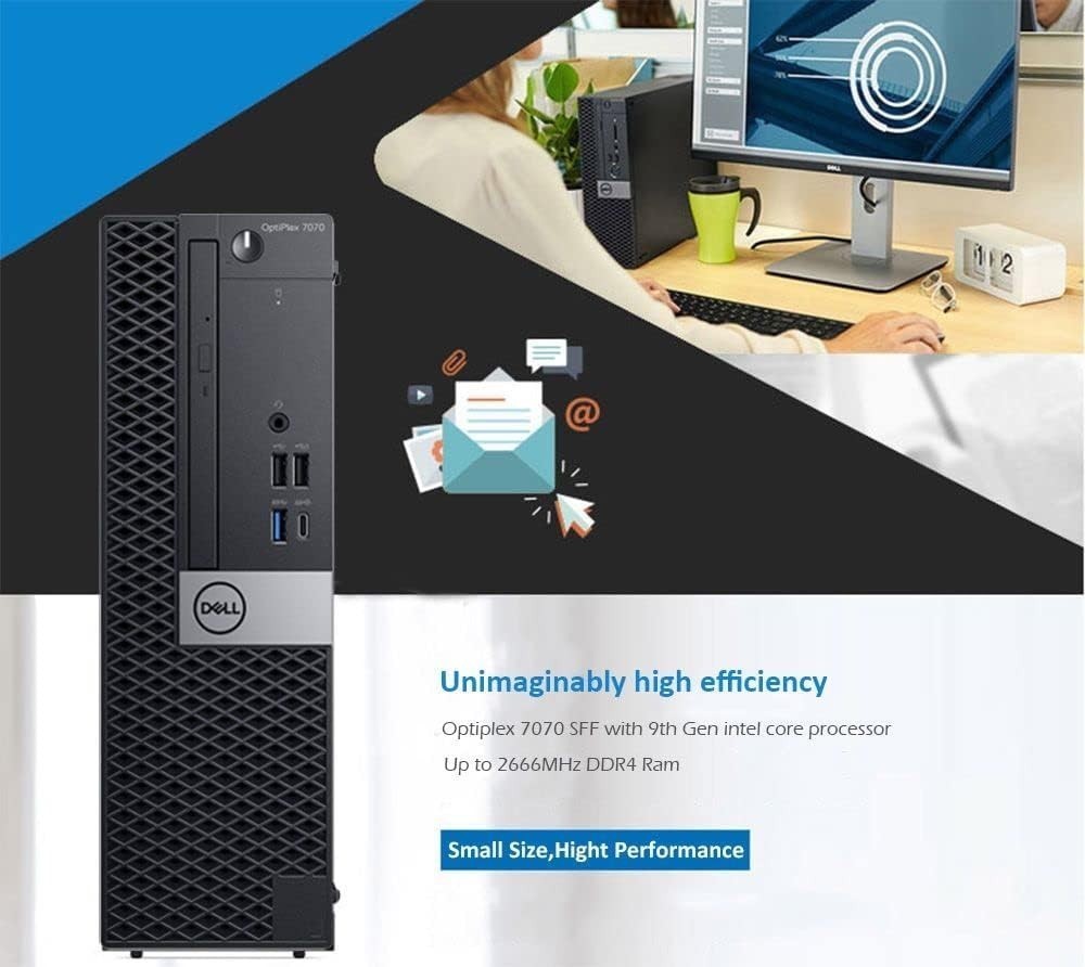 Dell OptiPlex 7070 SFF i5-9500 8GB DDR4 256GB SSD VGA 2x DP Windows 11 Pro