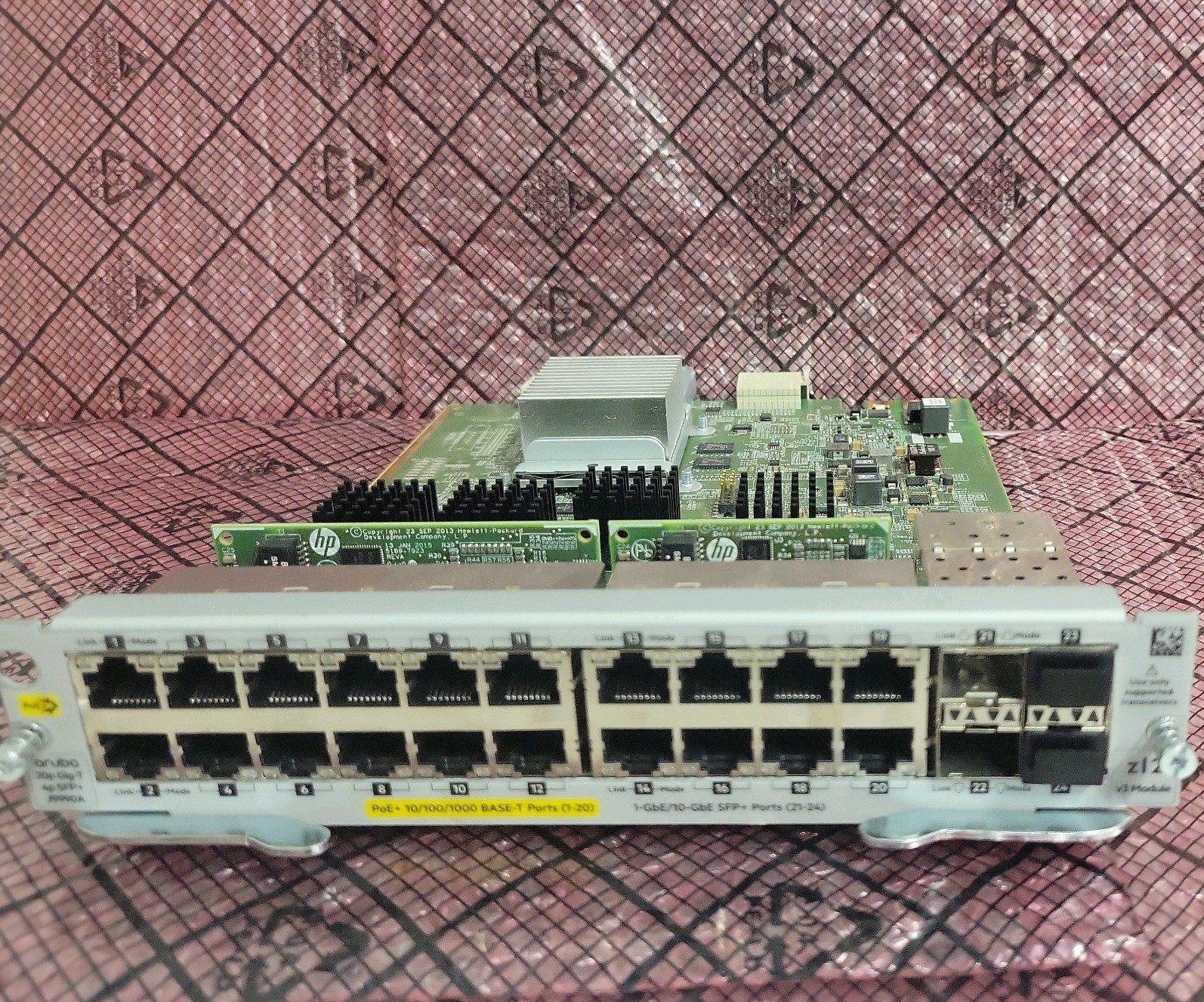 J9990A I HPE Aruba 5400R 20P 10/100/1000 BASE-T PoE+ 4-Port SFP+ Module