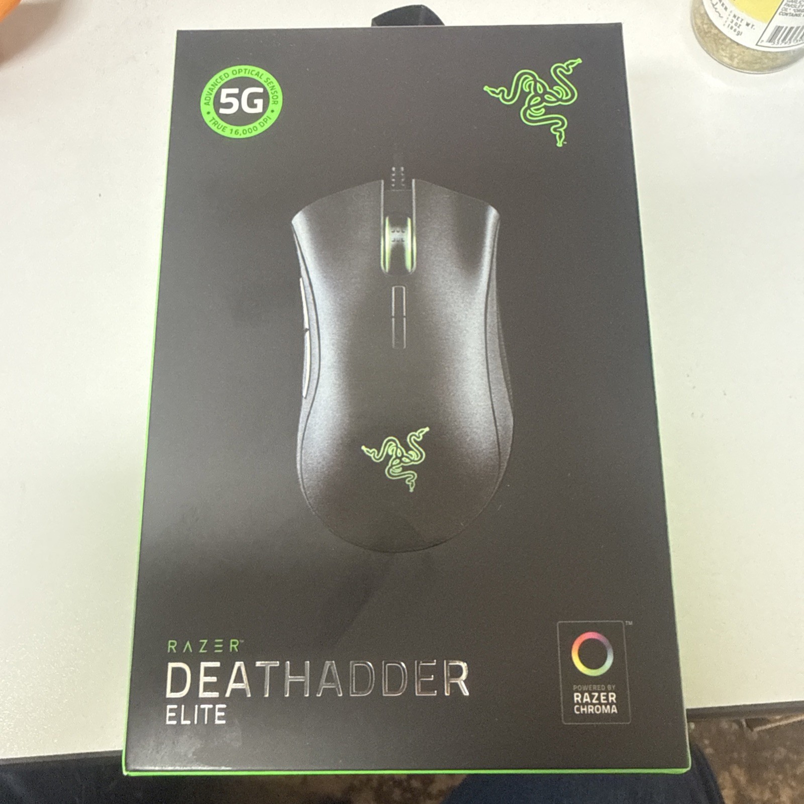 Razer DeathAdder Elite Gaming Mouse: 16 000 DPI Optical Sensor - Chroma RGB