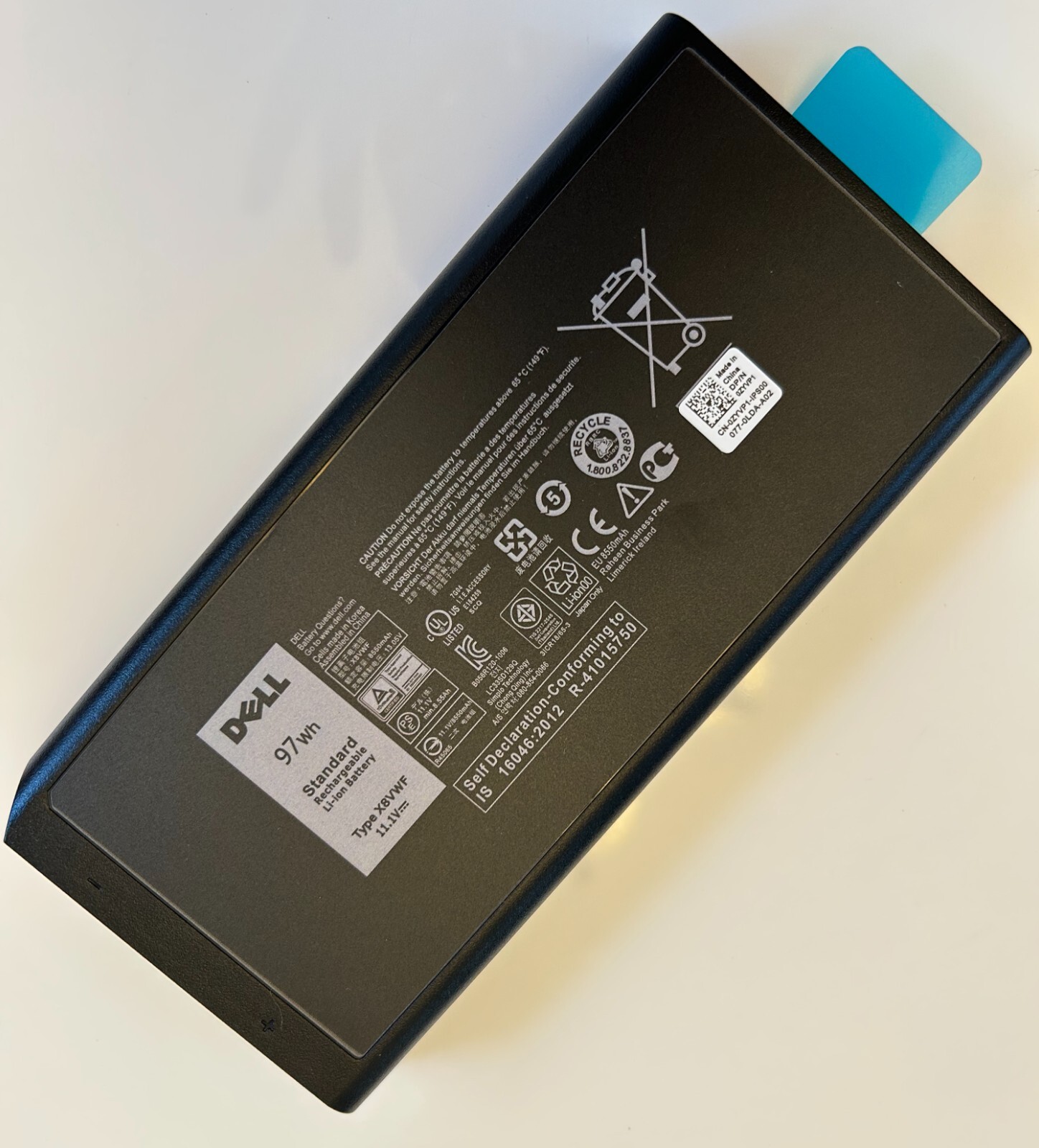 Genuine OEM X8VWF 97Wh Battery For Dell Latitude 5404 7404 E5404 E7404 Series