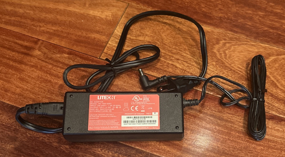 LiteOn PA-1500-5AR1 AC Adapter 12V 4.16A With Wall Power Cord