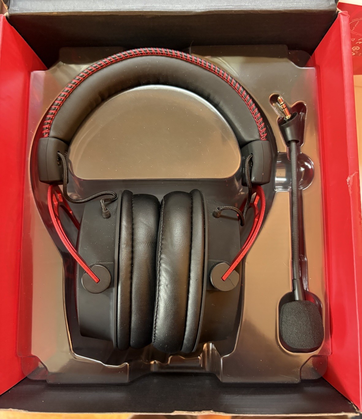 HyperX Cloud Alpha Wired 3.5mm Over-Ear Headset Boom Mic Black/Red