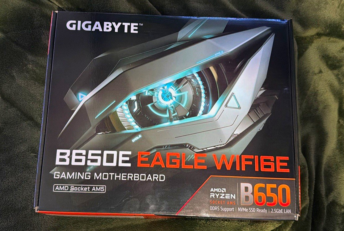 GIGABYTE B650E EAGLE WIFI6E ATX AM5 DDR5 Motherboard WiFi 6E 2.5GbE