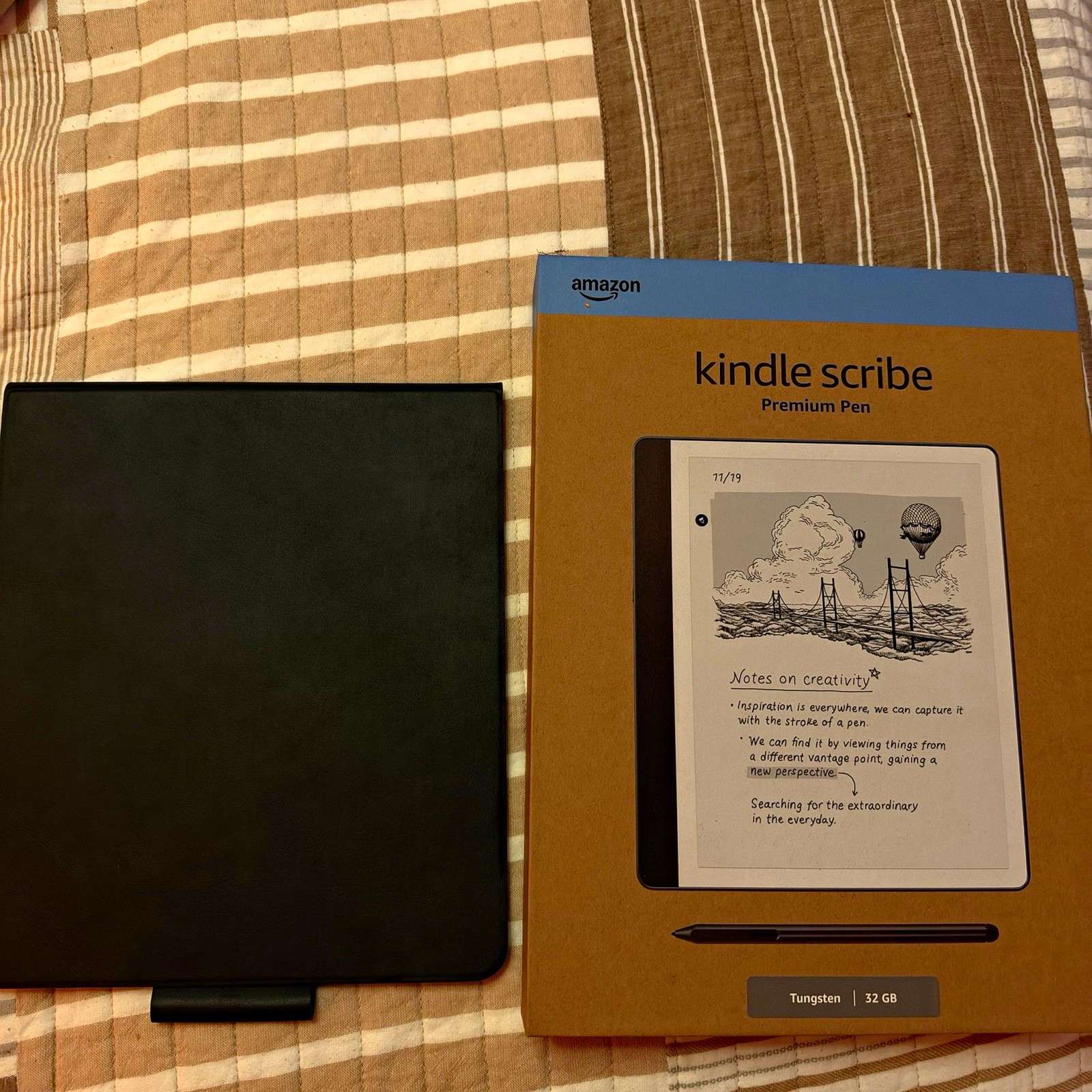 Amazon Kindle Scribe 32GB Tungsten Wi‑Fi 10.2in eBook Reader w/ Premium Pen