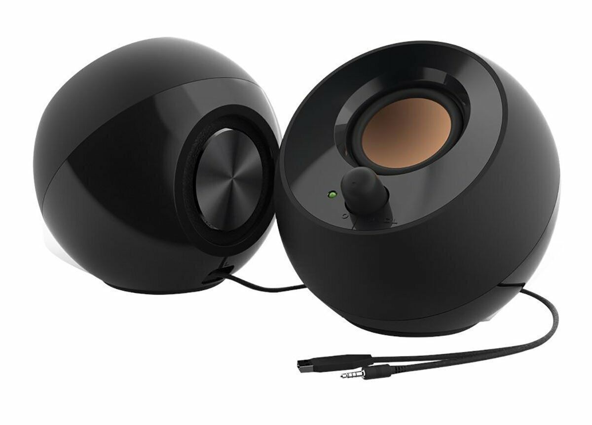Creative Labs Creative Pebble USB 2.0 Desktop Speakers (BLACK) 51MF1680AA000