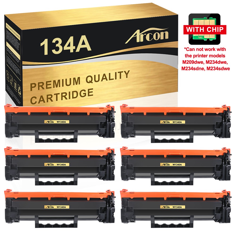 6PK 134A W1340A Toner Cartridge with Chip for HP M209dw, MFP M234sdw Printers