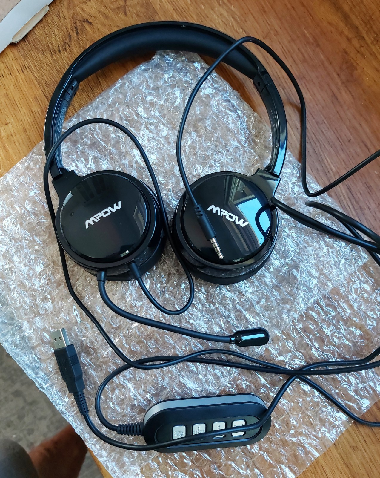 Mpow wired USB headset with microphone Open box (never used)