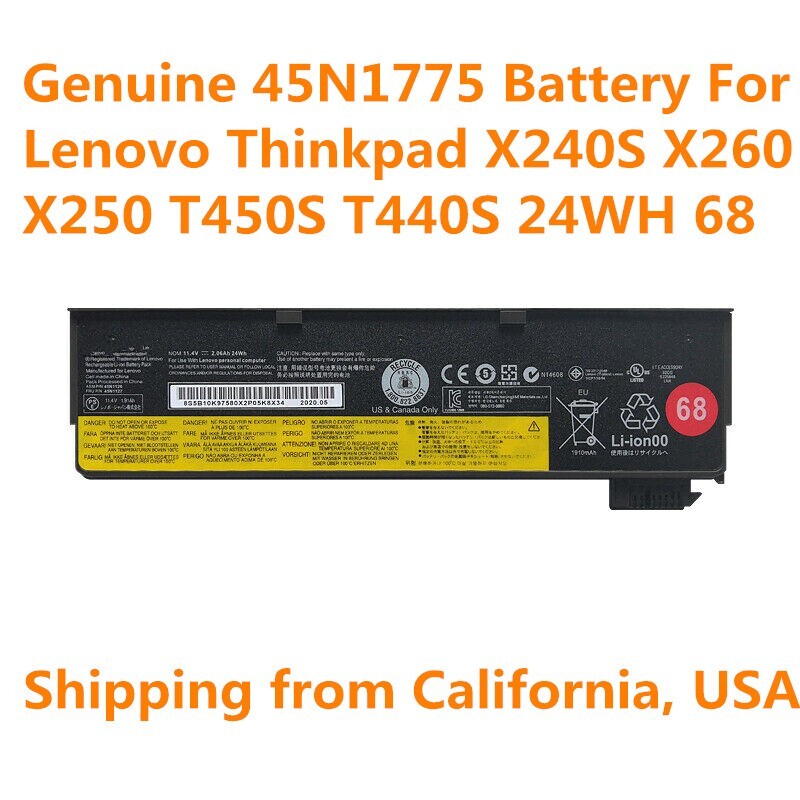 Genuine  x240 battery for Thinkpad T440 T440s T450 T450s T460 X250 X260 X270