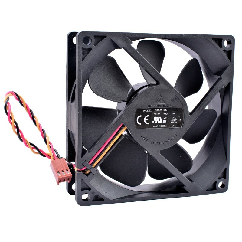 DELTA DSB0912M 90*90*25mm 9cm 9025 DC12V 0.19A 32.28W 3PIN Chassis Cooling Fan